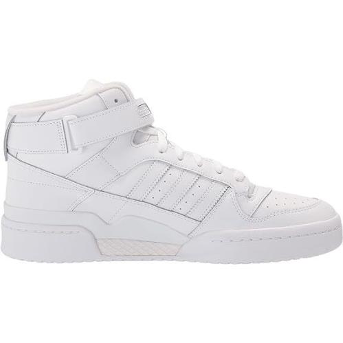 Adidas Forum Mid FY4975 Men`s White Leather Basketball Sneaker Shoes NR4659 11.5