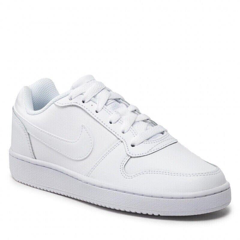 Nike Ebernon Low AQ1779-100 Women`s White Leather Low Top Sneaker Shoes XXX143 - White