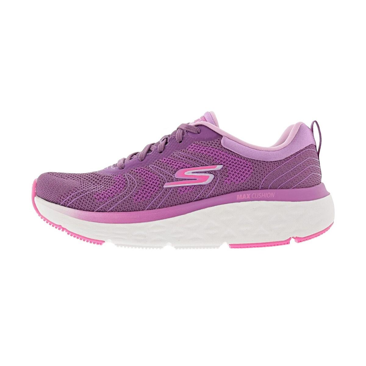 Skechers Women`s Max Cushioning Delta -129120PRPK Lace-up Running Shoes PURPLE / PINK