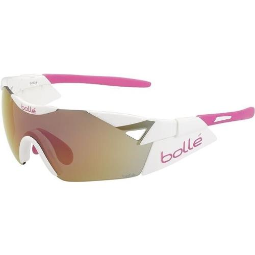 Bolle 6th Sense S 11913 Shiny Pink Sport Wrap Rose Gold Non-polarized Sunglasses