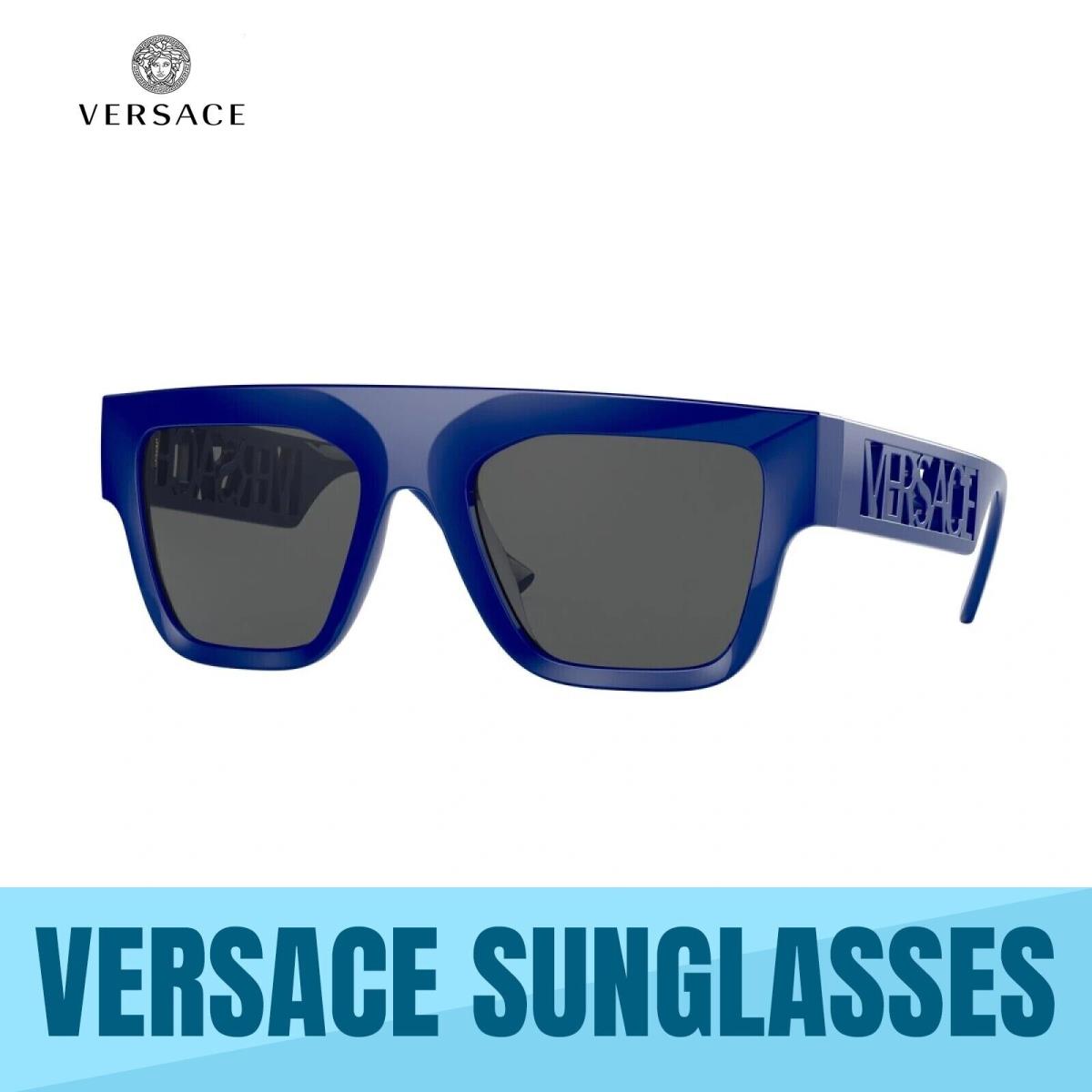 Versace Sunglasses VE4430U 529487 Bluette - Dark Grey Lens 53MM