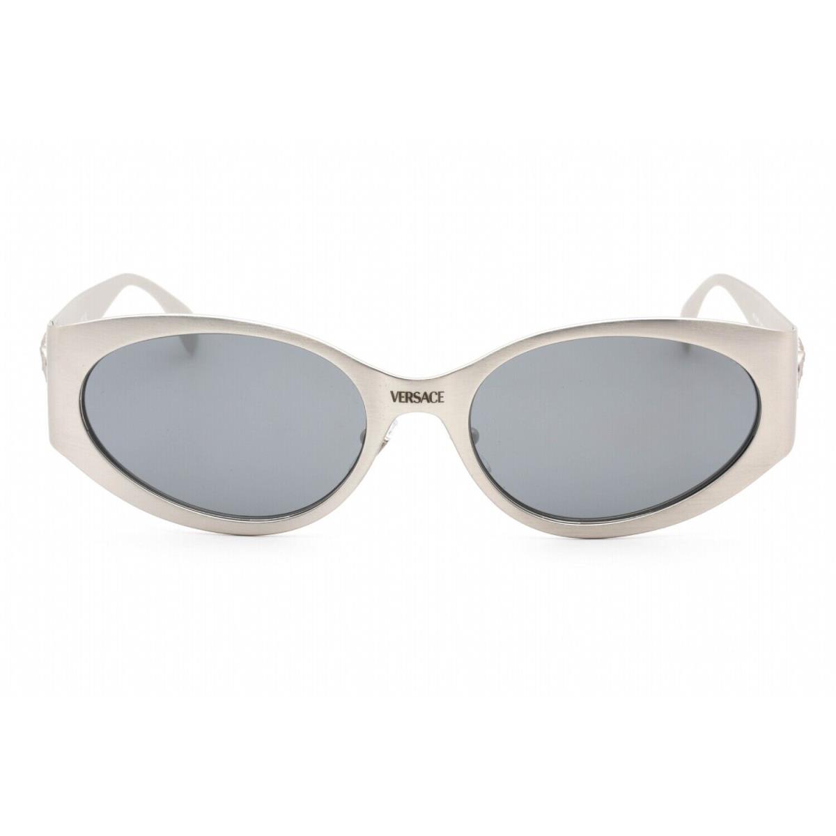 Versace VE2263-12666G-56 Sunglasses Size 56mm 140mm 18mm Silver Women