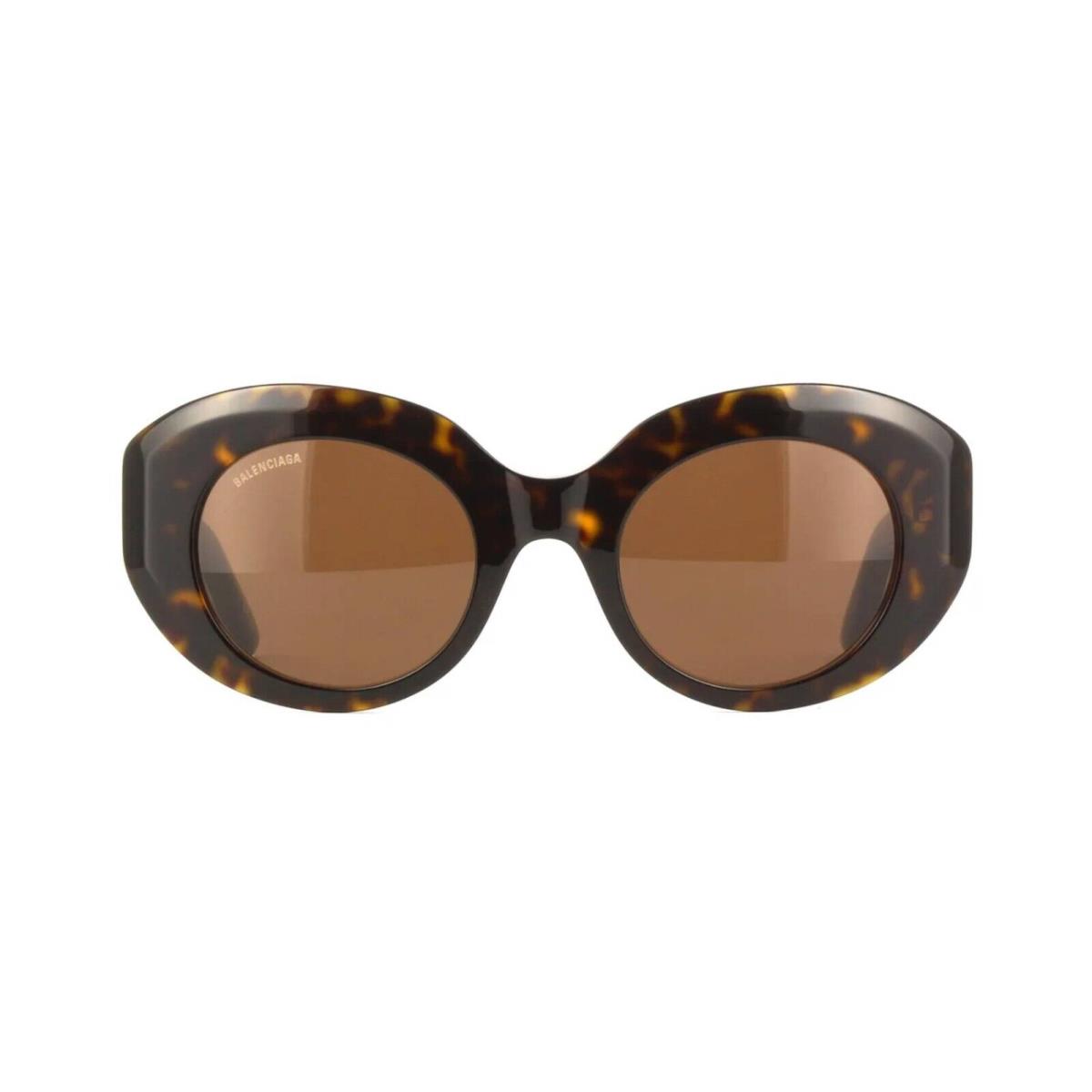 Balenciaga BB0235S Havana/brown 002 Sunglasses