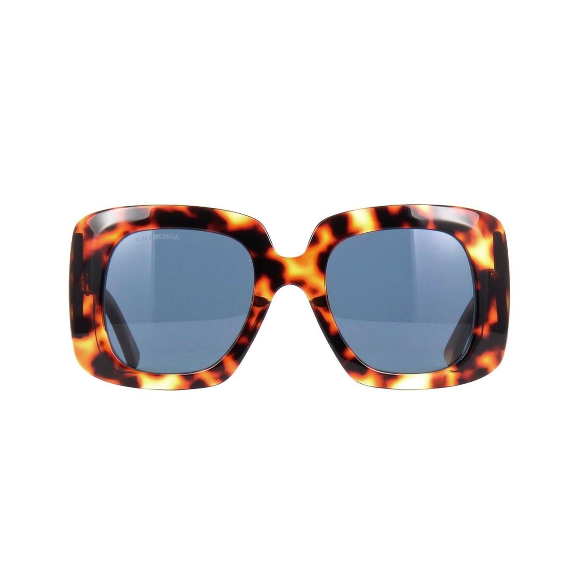 Balenciaga BB0119S Havana/blue 002 TC Sunglasses