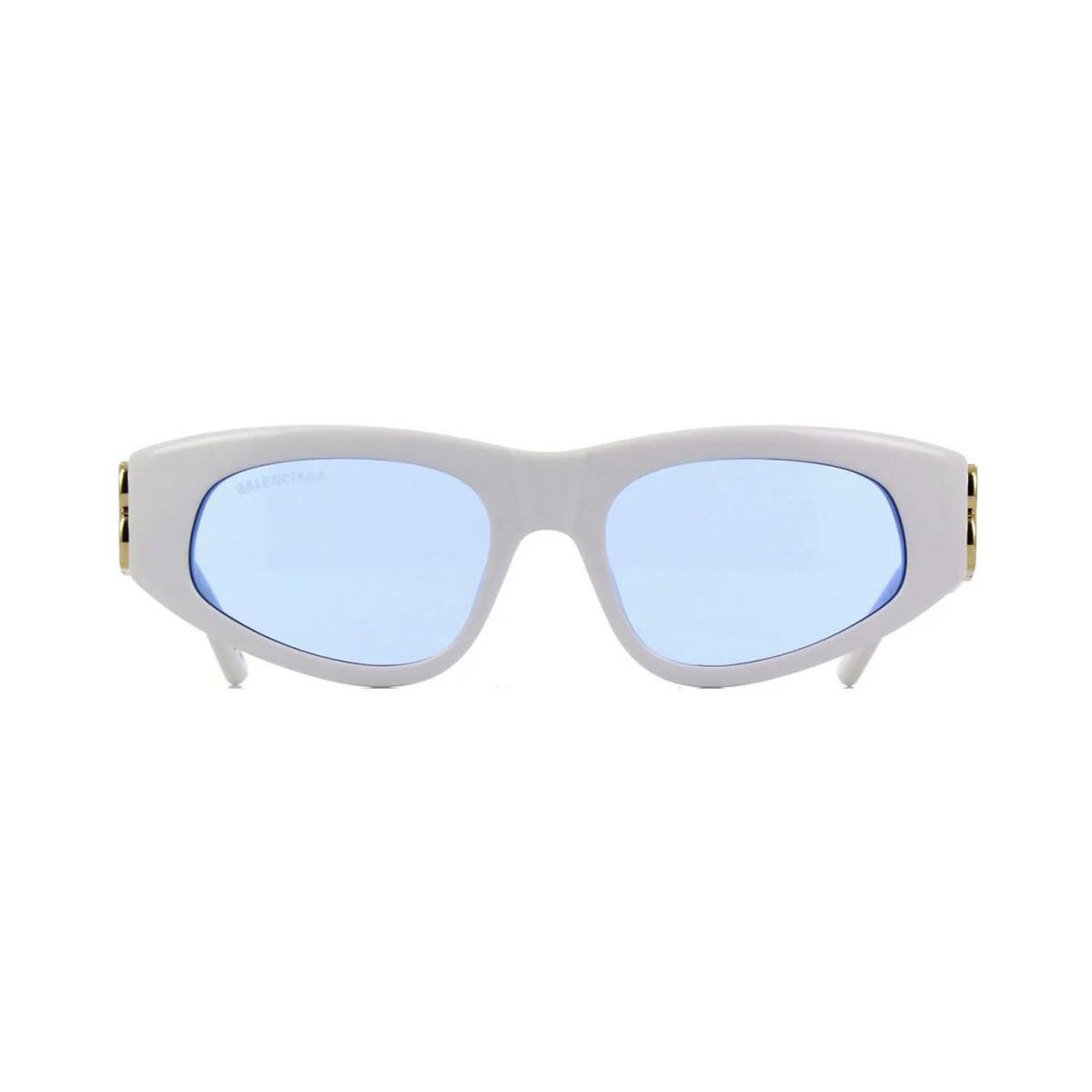 Balenciaga BB0095S White/light Blue 004 Sunglasses
