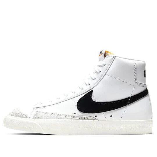 Nike Blazer Mid `77 CZ1055-100 Women`s White/black Leather Sneaker Shoes XXX63 11