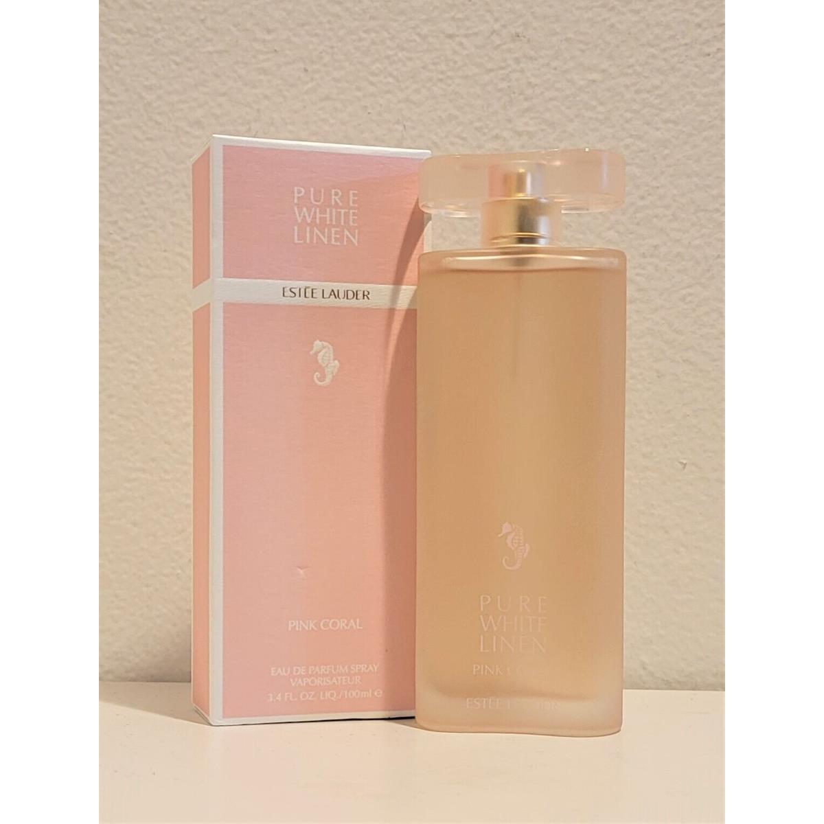 Pure White Linen Pink Coral by Estee Lauder 3.4 oz Edp Spy Perfume For Women