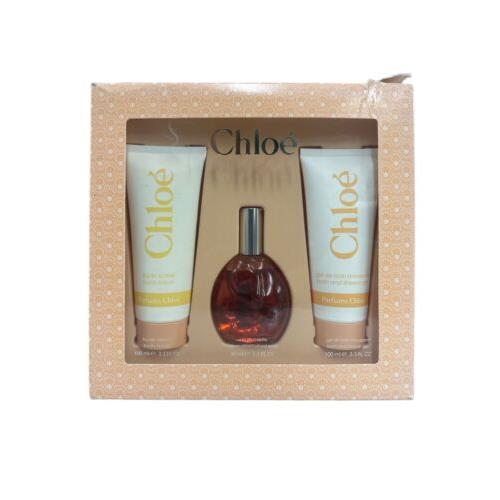 Chloe Classic For Women BY Chloe Gift Set - 50ml Perfume/100ml Body Lotion/ Gel