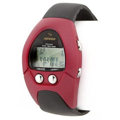 Spoon Pulsar PCW021 `stingray` Series Red/black Digital Watch Seiko