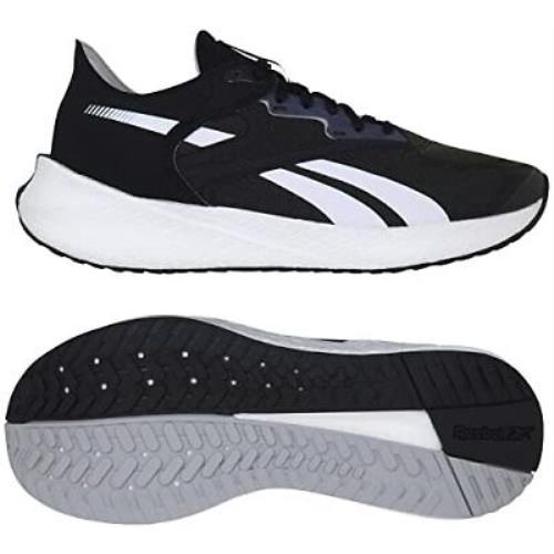 Reebok Mens Floatride Energy Symmetros 2 Running Shoe Core Black/Ftwr White/Pure Grey