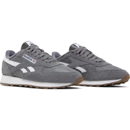 Reebok Classic Leather GV9641 Men`s Pure Gray/white Low Top Running Shoes NR4629 9