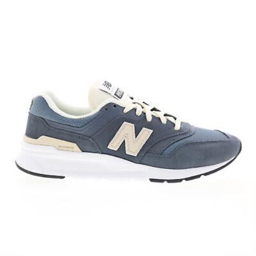 New Balance 997H CM997HVB Mens Gray Suede Lace Up Lifestyle Sneakers Shoes