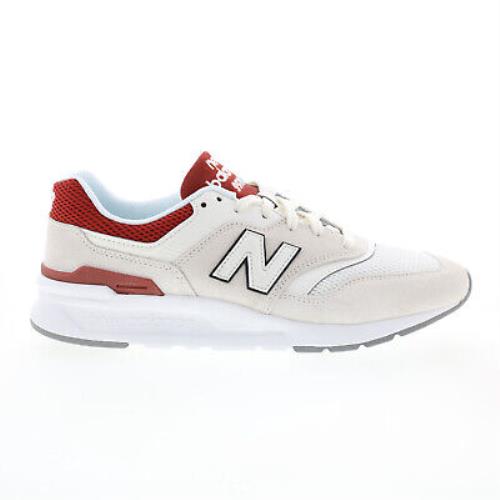 New Balance 997H CM997HQM Mens Beige Suede Lace Up Lifestyle Sneakers Shoes
