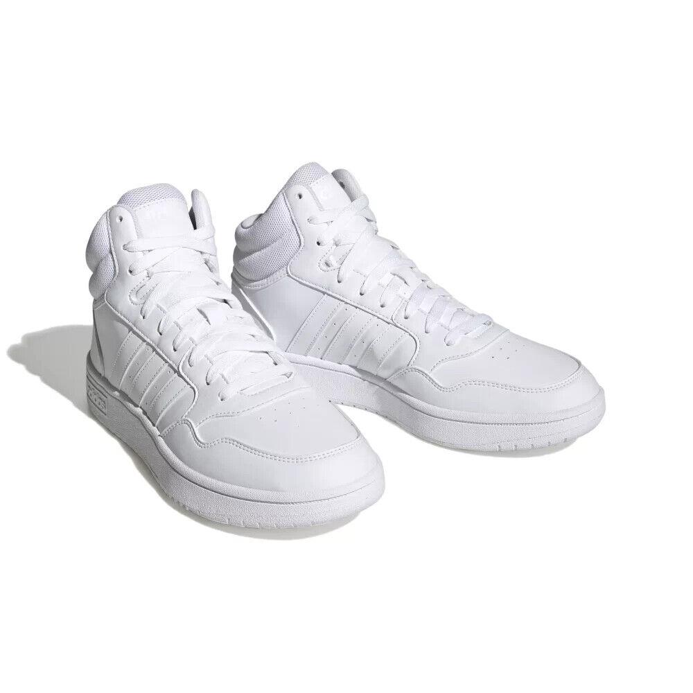 Adidas Hoops 3.0 Mid Classic Vintage ID9838 Men`s White Basketball Shoes JAB219 - White
