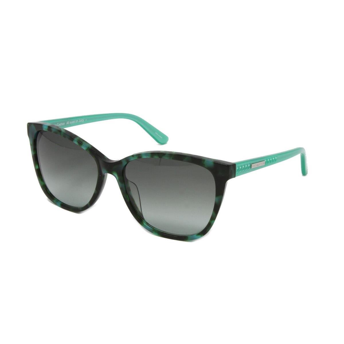 Juicy Couture Women`s Sunglasses Cat Eye JU617/G/S Xgw Green Havana 57mm