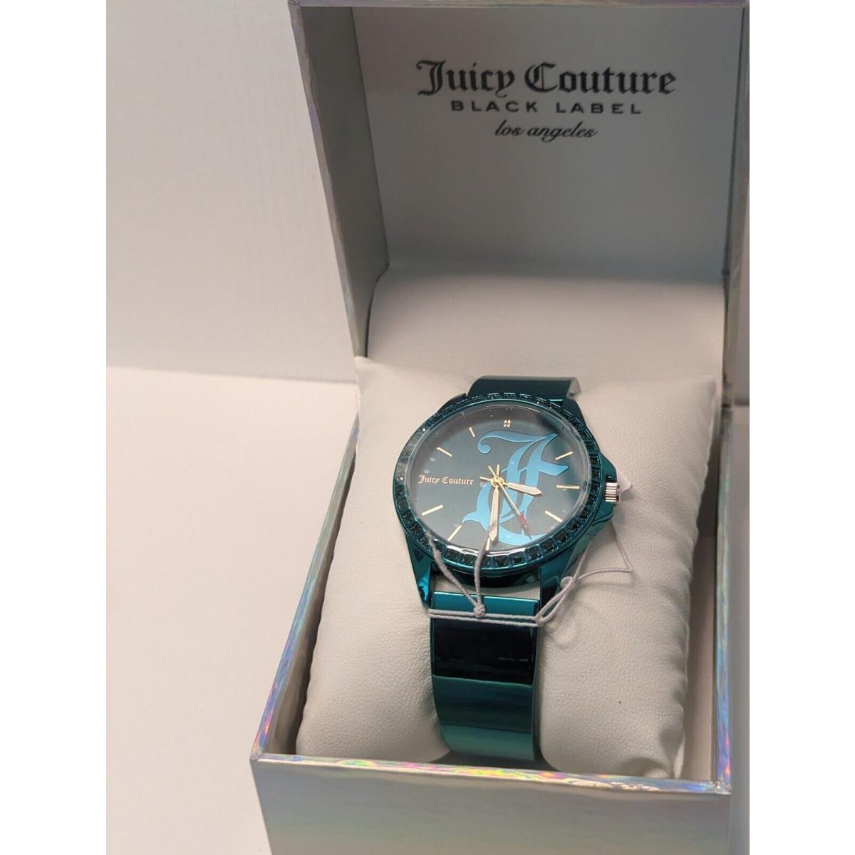 Juicy Couture Black Label Watch Los Angeles Collection Teal Band Unisex