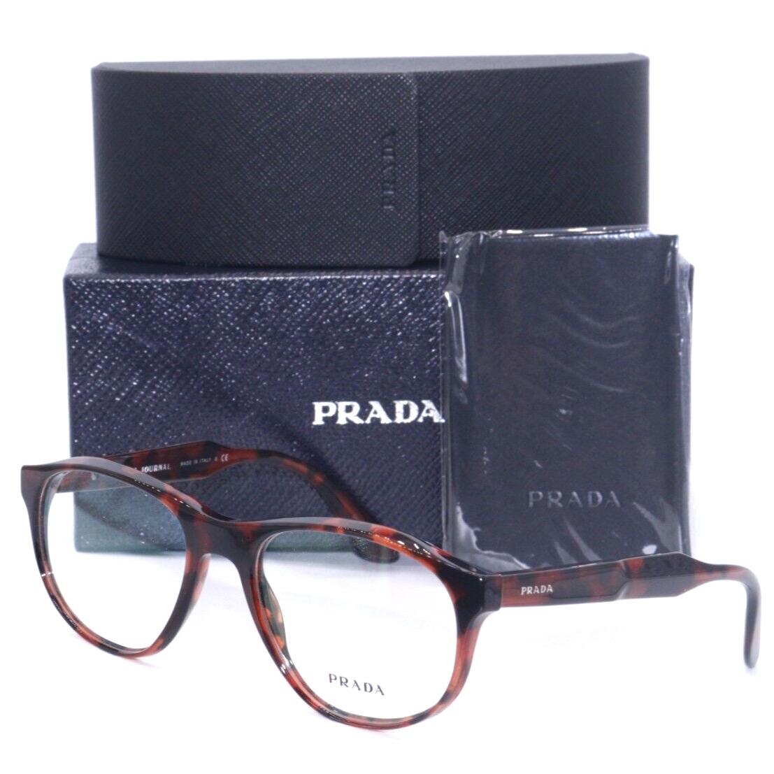 Prada Vpr 12S UBK-1O1 Journal Havana Eyeglasses Frame 52-18