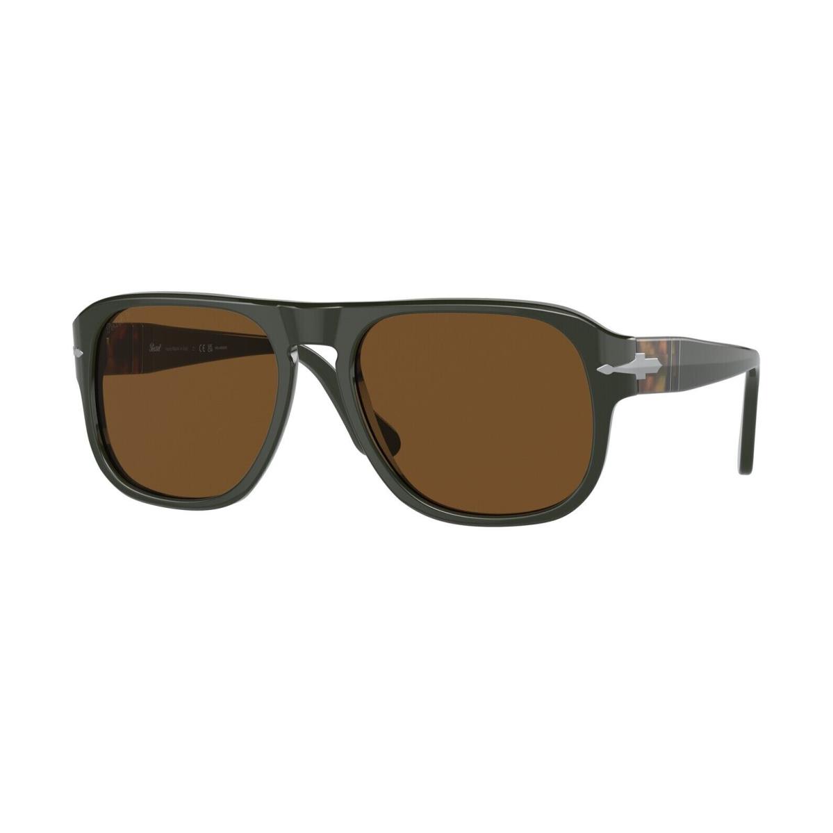 Persol PO3310S 119057 57MM Jean Matte Dark Green/polarized Brown