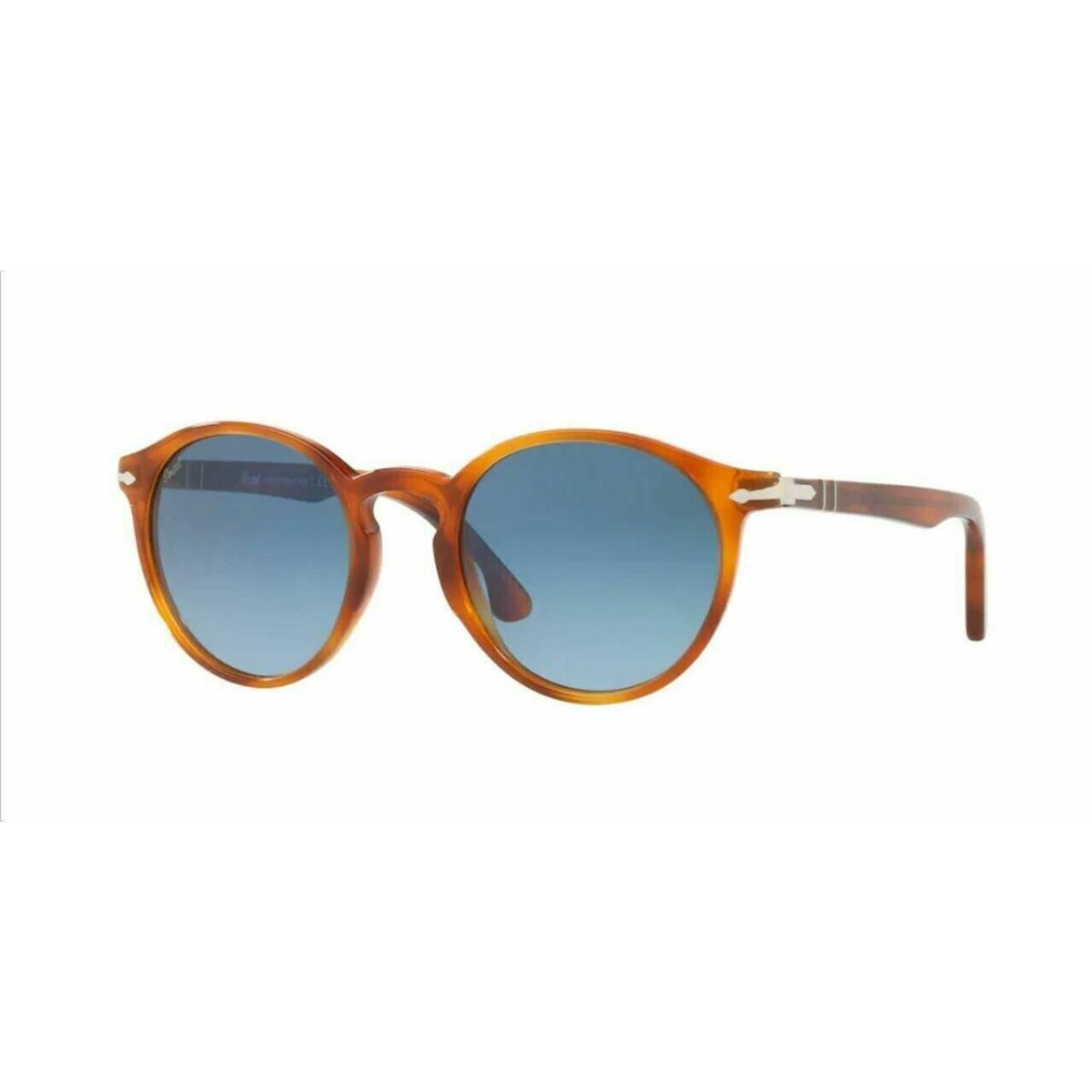 Persol PO3171S 96/Q8 49 Terra Di Siena Brown Round 49 mm Sunglasses