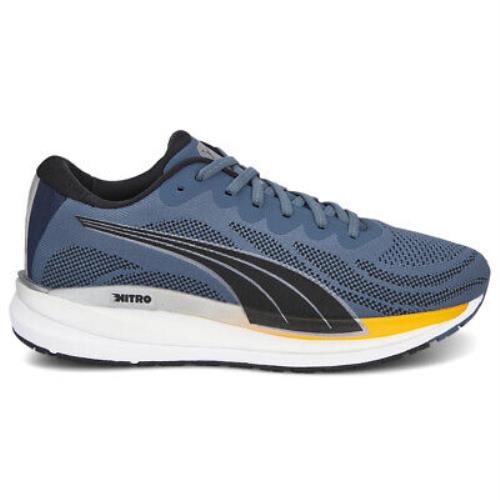 Puma Magnify Nitro Knit Running Mens Blue Sneakers Athletic Shoes 37690702