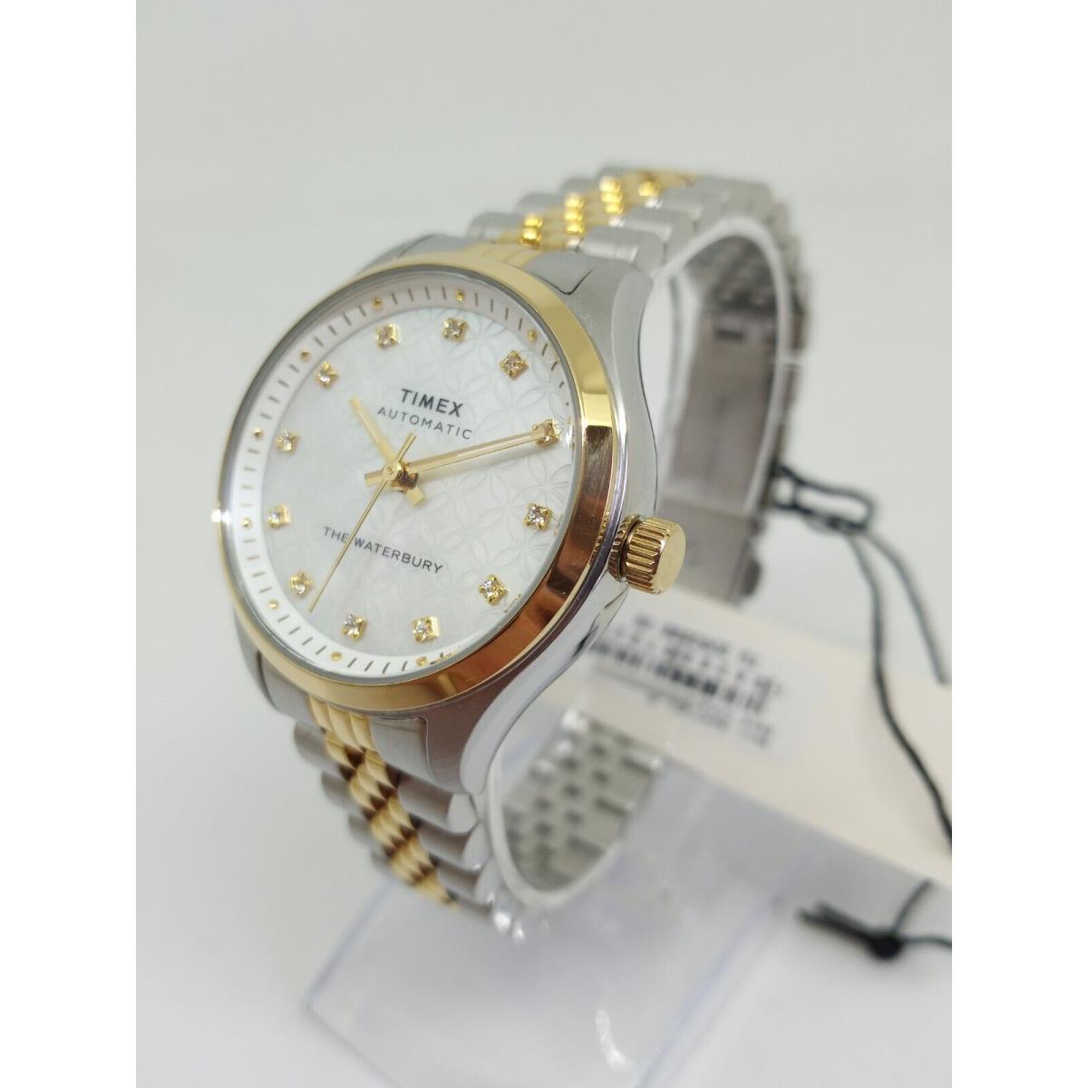 Timex Waterbury TW2U53600VQ Women`s 35mm Automatic Two Tone S/steel Watch