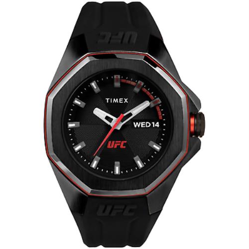 Timex x Ufc Pro 44mm Black Watch - Black