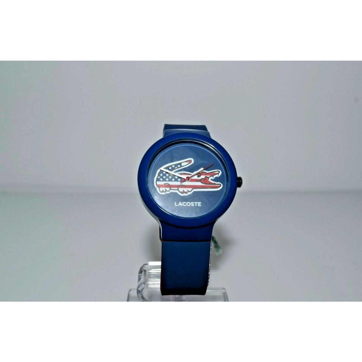 Lacoste Goa Blue Red Multicolor 2020073 Watch