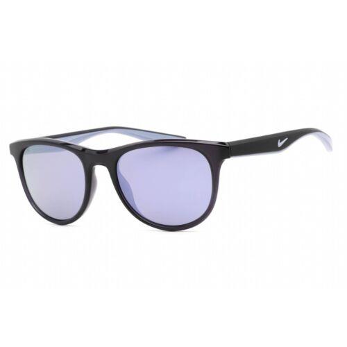Nike Unisex Sunglasses Cave Purple/grey Rectangular Frame Nike Wave M DQ0854 540 - Frame: Cave Purple/Grey, Lens: Super Violet