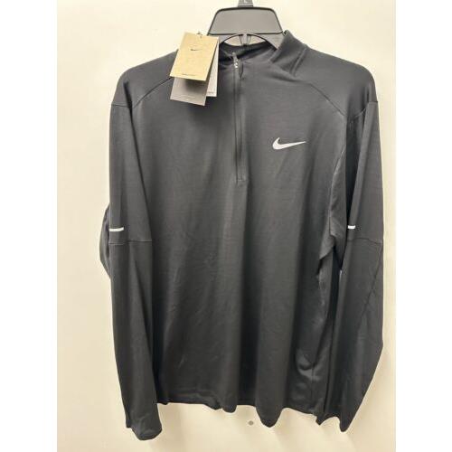 4-Nike Element Mens Dri-fit 1/2-Zip Running Top Shirts DD4756 Black Gray +