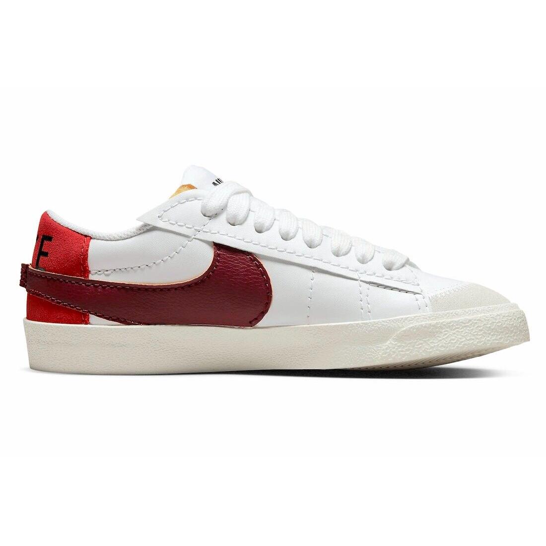 Nike Blazer Low 77 Jumbo Womens Size 11.5 Shoes DQ1470 104 White Dark Beetroot