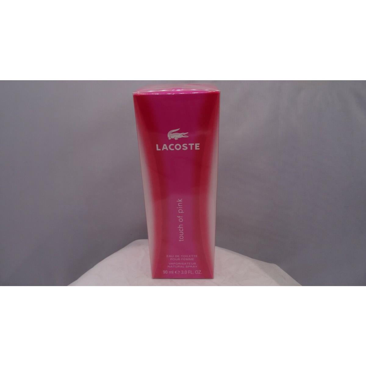 Lacoste Touch OF Pink Perfume 3.0 oz Eau de Toilette