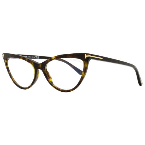 Tom Ford TF5896B Magnetic Clip-on Eyeglasses 052 Dark Havana 56mm FT5896