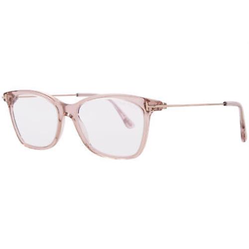 Tom Ford FT5712-B 072 Eyeglasses Women`s Pink/rose Gold/blue Full Rim 50mm