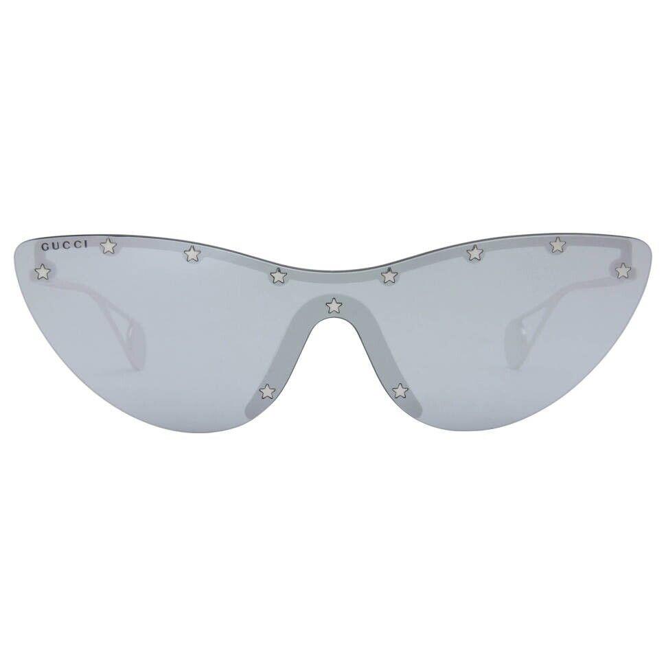 Gucci GG0666S-002 Silver Frame / Grey Lens Sunglasses