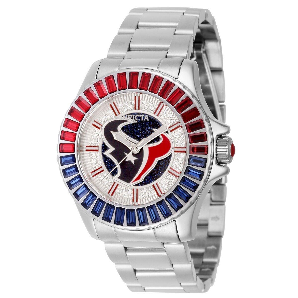 Invicta Angel Nfl Houston Texans Womens Watch 38MM Crystals Watch