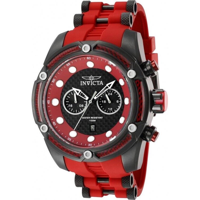 Invicta Bolt Gmt Quartz Black Dial Men`s Watch 42296