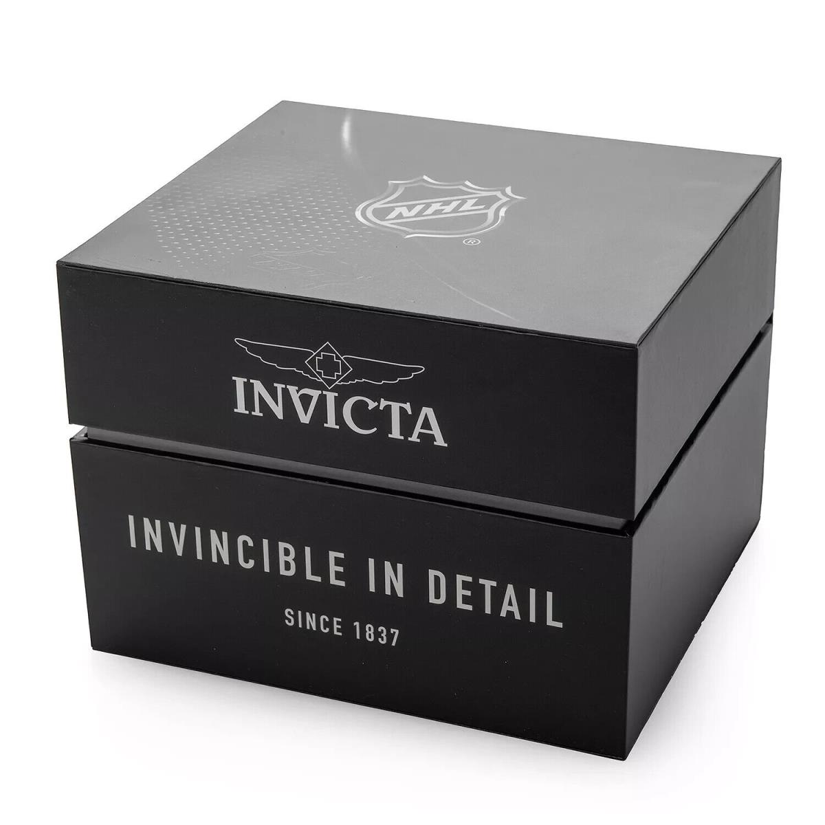 Invicta Nhl 52mm Colorado Avalanche/rockies Retro Glass Fiber Quartz Watch 42286 - Dial: Blue, Silver, Band: Blue, Silver