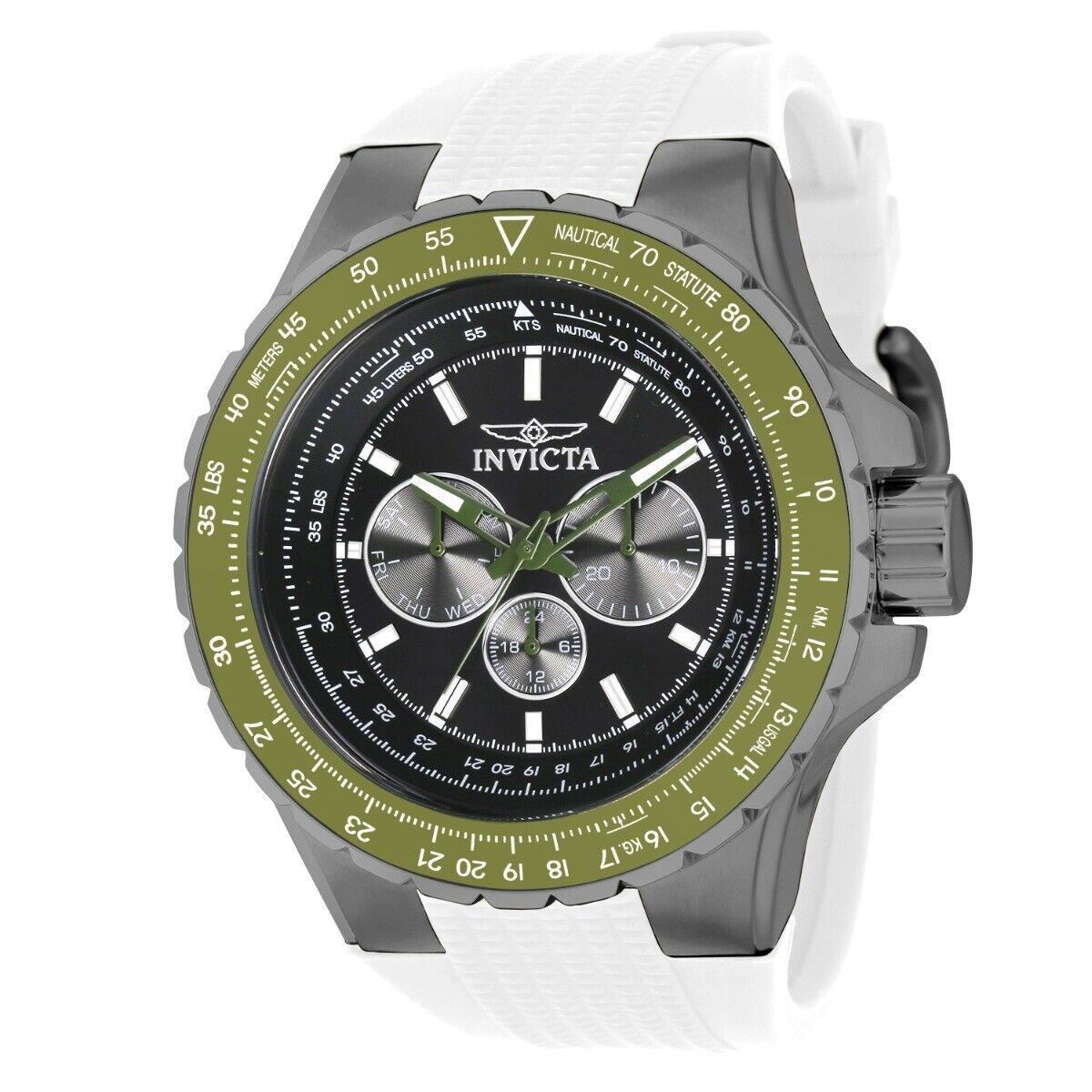 Invicta Aviator Men`s Watch - 50mm White 39313