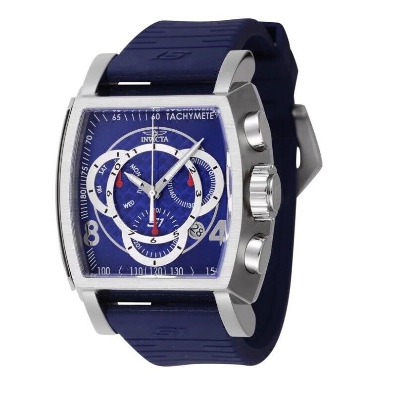 Invicta S1 Rally Swiss Ronda Z60 FE Caliber Men`s Watch - 48mm Blue