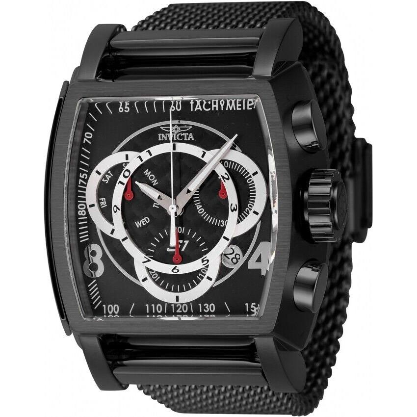 Invicta S1 Rally Chronograph Date Quartz Black Dial Men`s Watch 46010