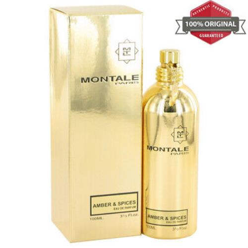 Montale Amber Spices Perfume 3.3 oz Edp Spray Unisex For Women by Montale