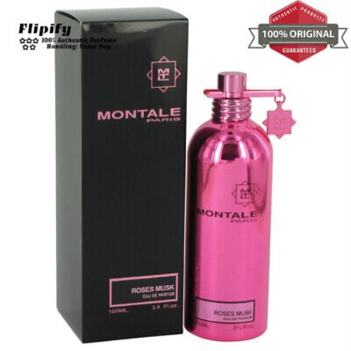 Montale Roses Musk Perfume 3.4 oz Edp Spray For Women by Montale