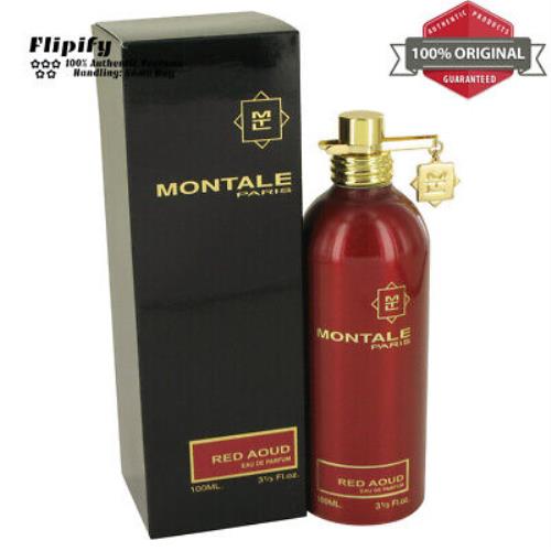 Montale Red Aoud Perfume 3.4 oz Edp Spray For Women by Montale