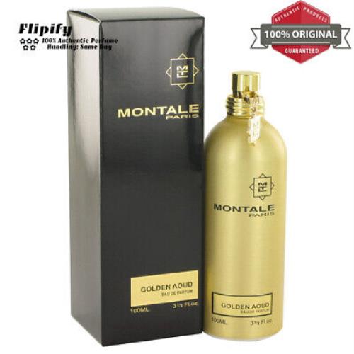Montale Golden Aoud Perfume 3.3 oz Edp Spray For Women by Montale