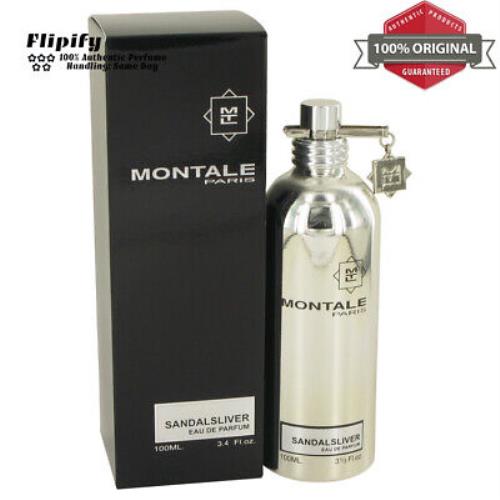 Montale Sandal Silver Perfume 3.4 oz Edp Spray Unisex For Women by Montale
