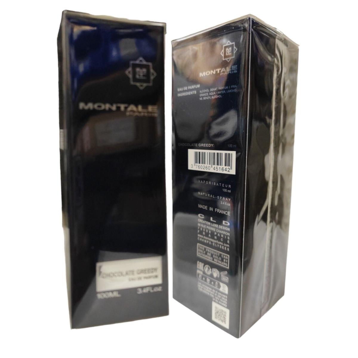 Montale Chocolate Greedy Eau de Parfum Spray 3.4 oz 100 ml Lot 100824