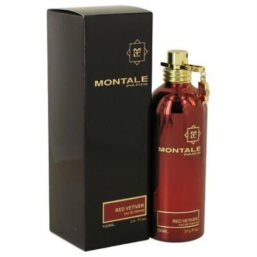 Montale Red Vetiver by Montale Eau De Parfum Spray 3.4 oz Men