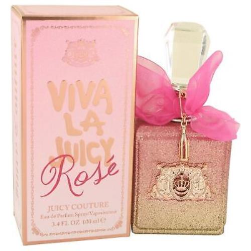 Juicy Couture Viva La Juicy Rose Eau de Parfum Perfume For Women 3.4 Oz 3.4000
