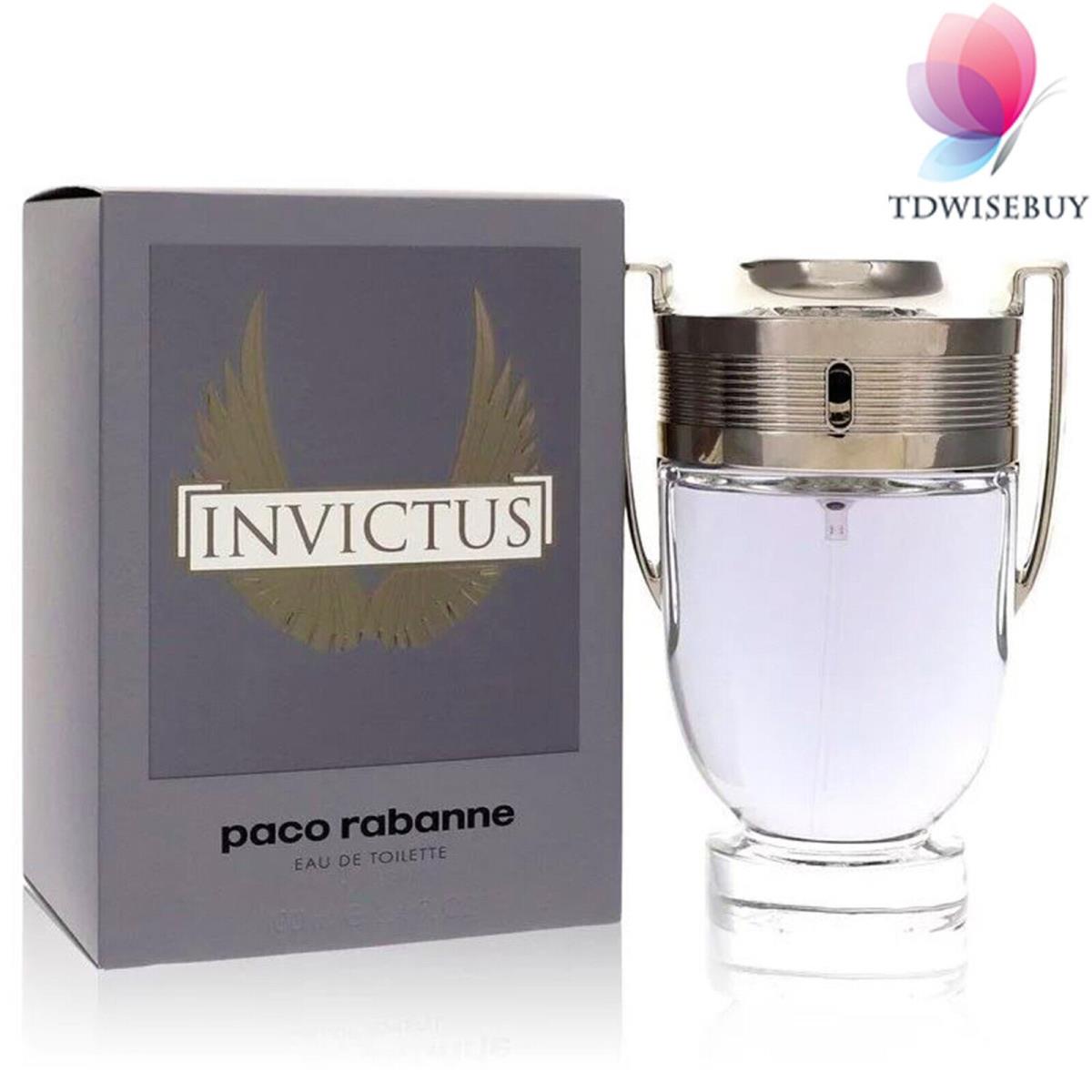 Invictus Cologne Men Perfume by Paco Rabanne Eau De Toilette Spray 3.4 oz Edt