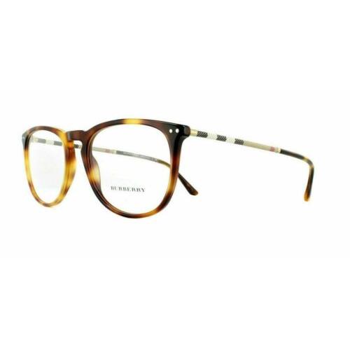 Burberry BE2258QF Asian Fit Men`s Eyeglasses Light Havana 2258 3316 55mm